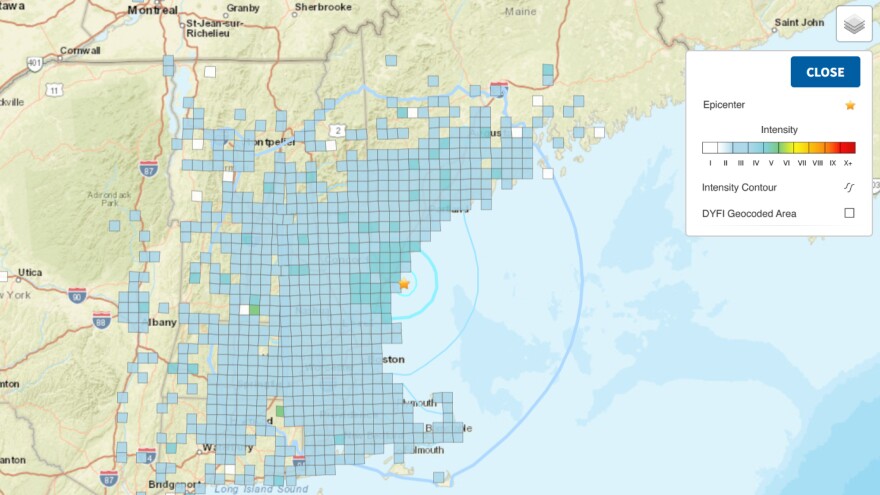 Earthquake Felt in Boston Area on Monday