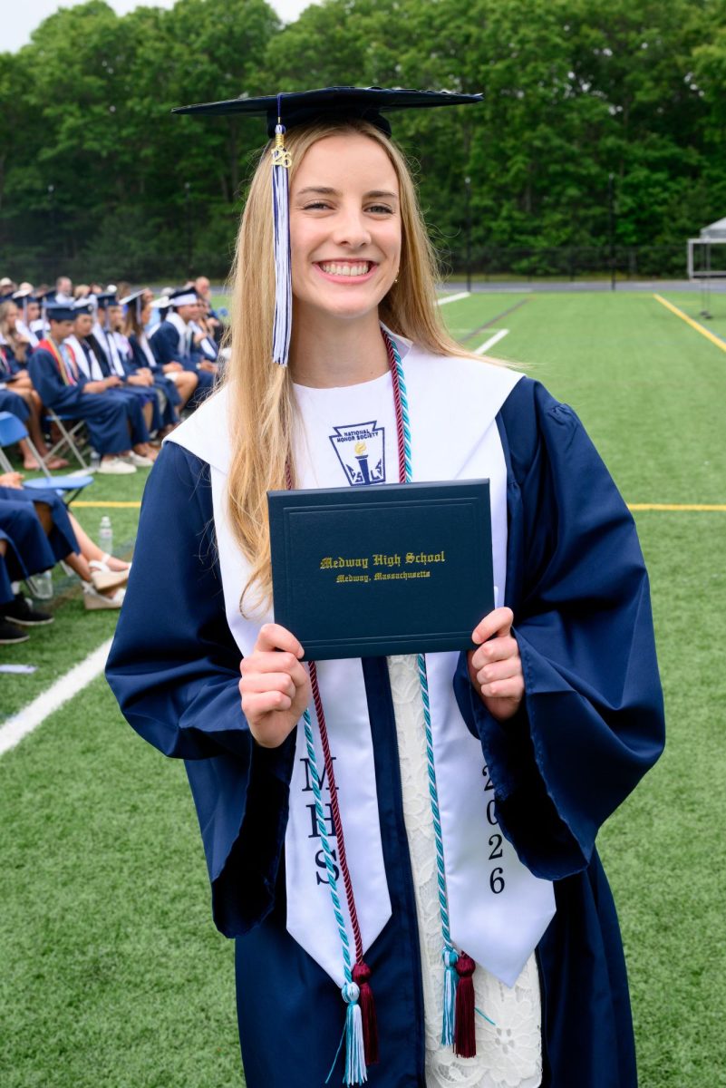 Katie Miller at her graduation on June 6, 2026